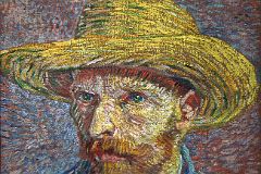 03A Self-portrait With Straw Hat - Vincent van Gogh 1887 - New York Metropolitan Museum of Art.jpg